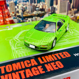 Tomytec Limited Vintage Neo 1/64 Honda NSX TypeS-Zero1997 model (Yellowish Green) LV-N228b
