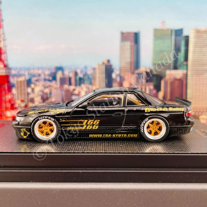 INNO64 1/64 NISSAN SILVIA S13 PANDEM ROCKET BUNNY Black IN64-S13V1-BLA