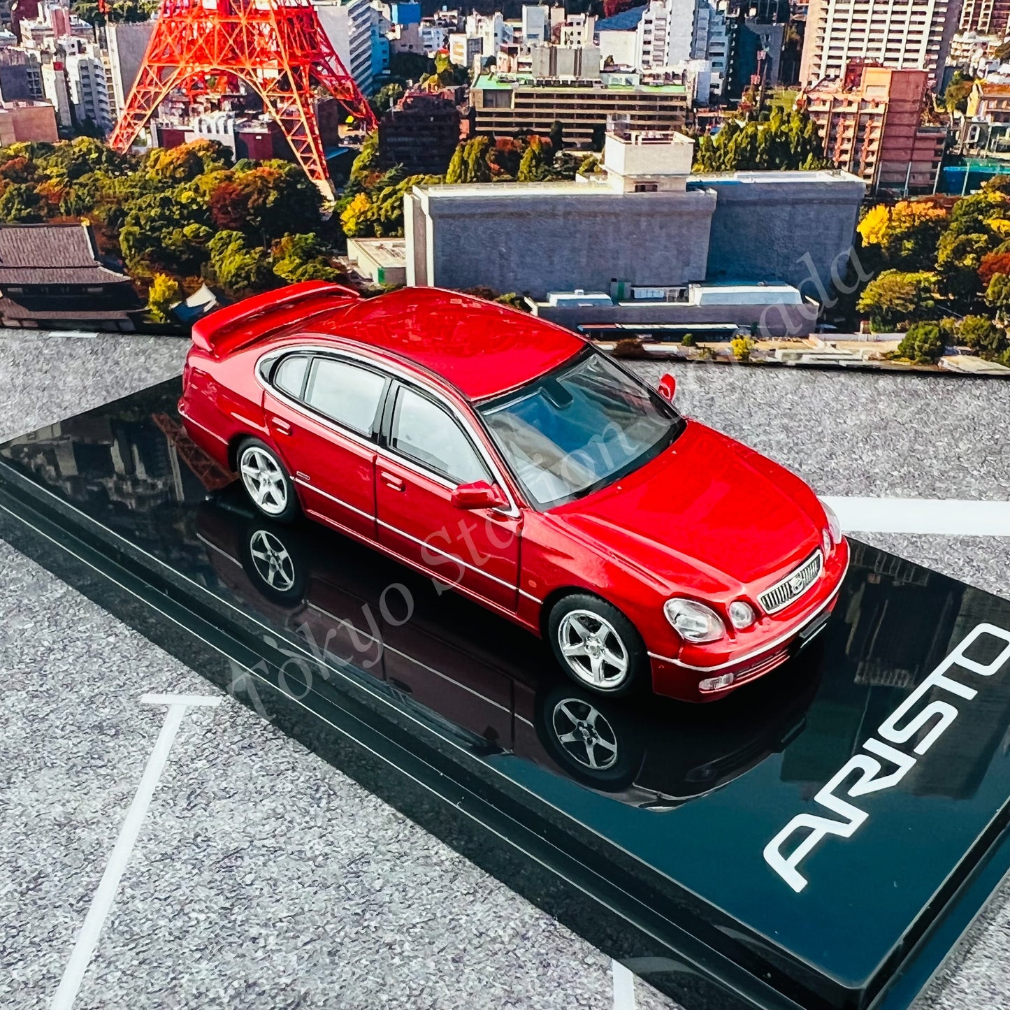 HOBBY JAPAN 1/64 Toyota ARISTO V300 VERTEX EDITION Red HJ641030AR