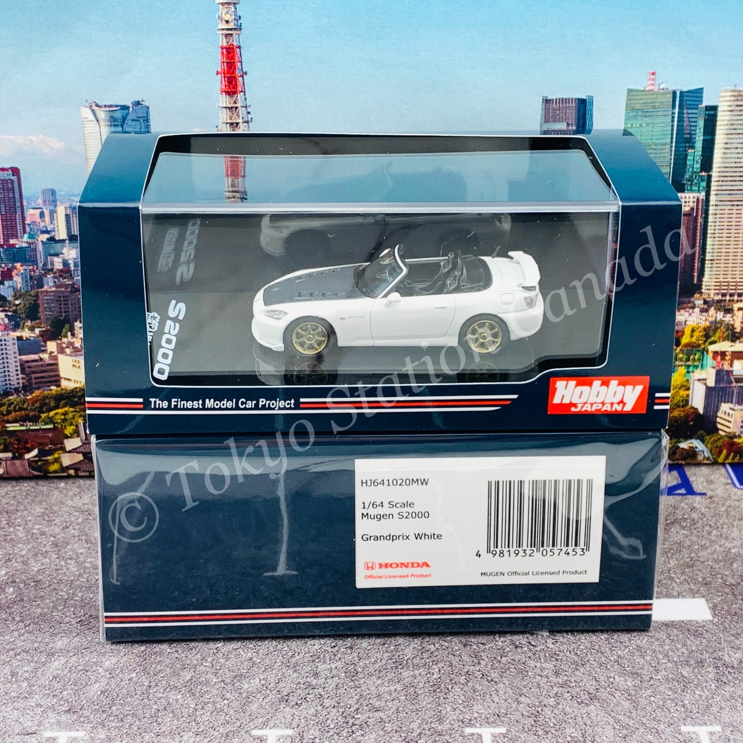 HOBBY JAPAN 1/64 Mugen S2000 White HJ641020MW