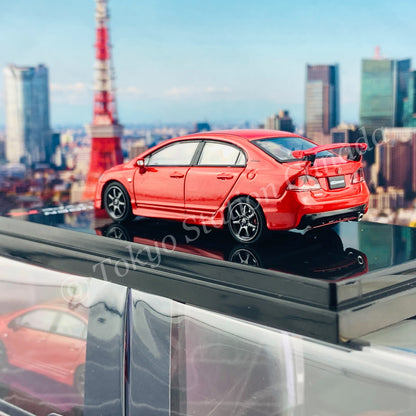 HOBBY JAPAN 1/64 Mugen Civic TYPE R (FD2) Milano Red HJ641003MR