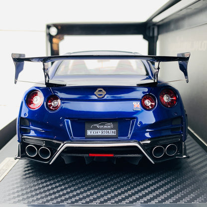 Ignition Model 1/18 TOP SECRET Nissan GTR R35 Blue Metallic IG1535