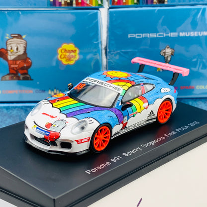 Sparky 1/64 Porsche 991 #88 Sparky Singapore Final PCCA 2015 Y007