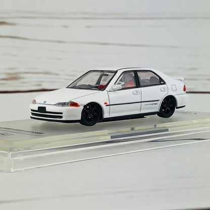 INNO64 HONDA CIVIC FERIO EG9 WHITE with Customizable Stickers and 1 set of wheel