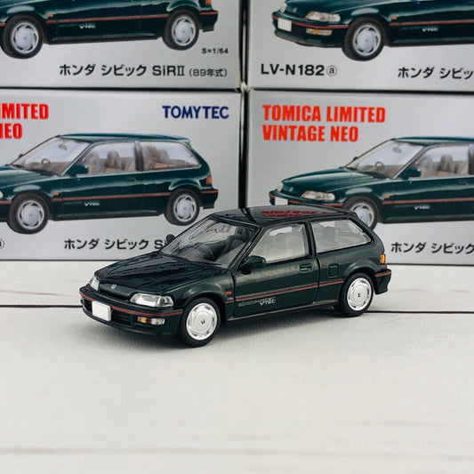 Tomica Limited Vintage Neo Honda Civic SIR II (Green) LV-N182a