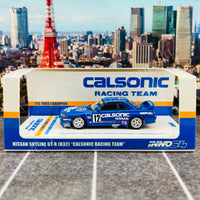 INNO64 1/64 NISSAN SKYLINE GTR (R32) #12 CALSONIC RACING TEAM JTC 1993 CHAMPION  IN64-R32-CASET93