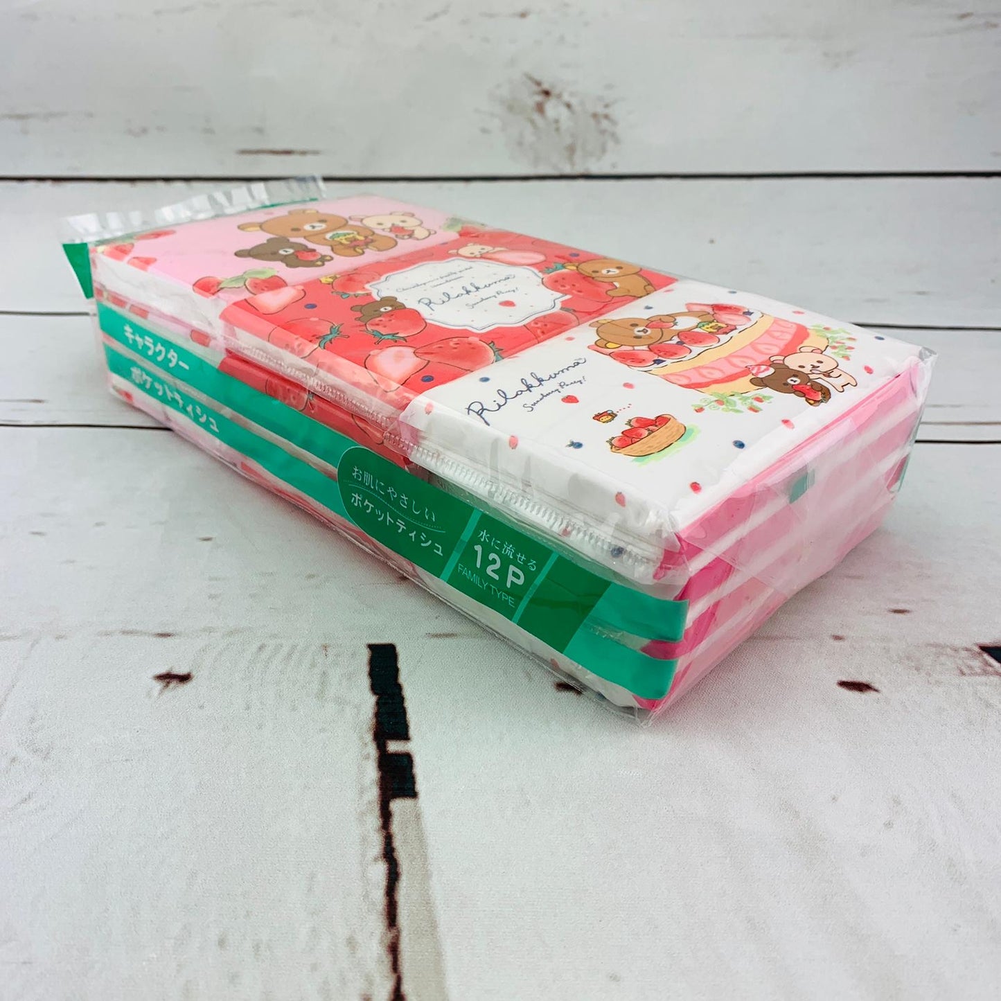 Hayashi Rilakkurma Pocket Size Tissue x 12 Packs