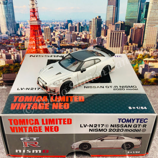 Tomytec Limited Vintage Neo 1/64 NISSAN GT-R NISMO 2020 model (Silver) LV-N217c