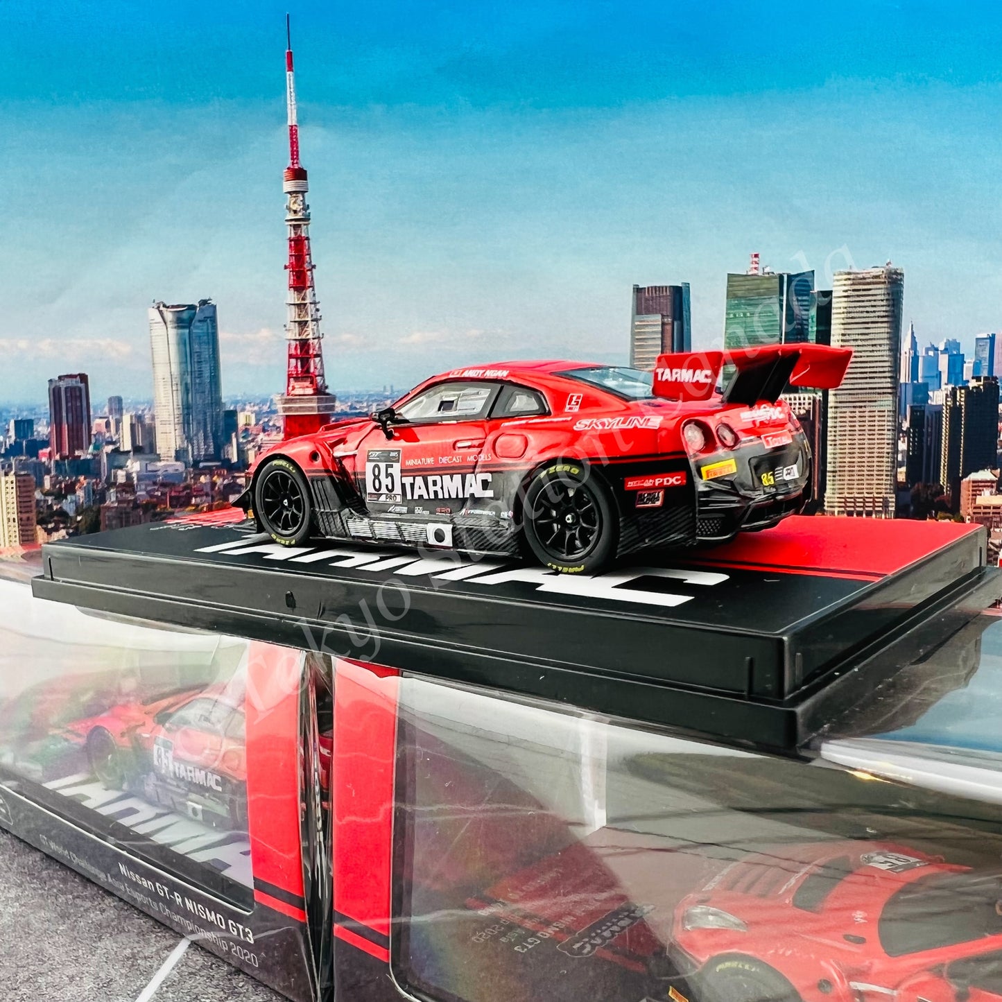 TARMAC WORKS 1/64 HOBBY64 Nissan GT-R NISMO GT3 GT World Challenge Asia ESPORTS Championship 2020  Tarmac eMotorsports Andy Ngan T64-035-ANDY