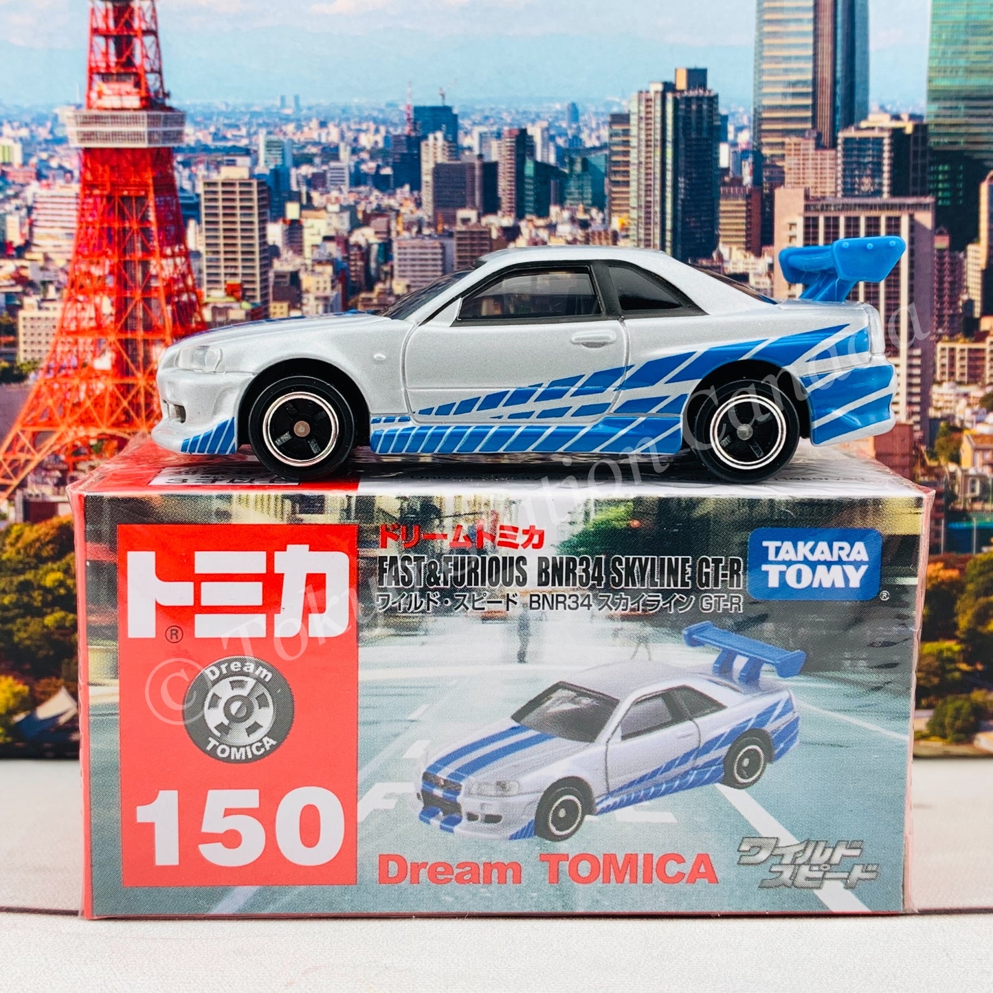 Dream TOMICA 150 Fast & Furious BNR34 Skyline GTR