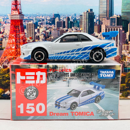 Dream TOMICA 150 Fast & Furious BNR34 Skyline GTR