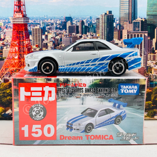 Dream TOMICA 150 Fast & Furious BNR34 Skyline GTR