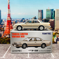 Tomytec Tomica Limited Vintage Neo 1/64 Toyota Mark II 3.0 Grande G (Beige) LV-N179c