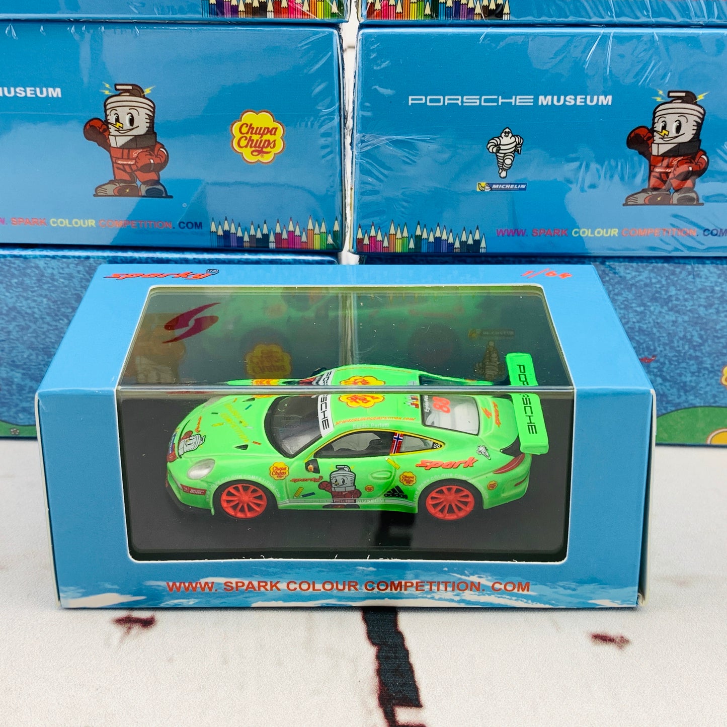 Sparky 1/64 991 CUP KOREA GREEN Y004