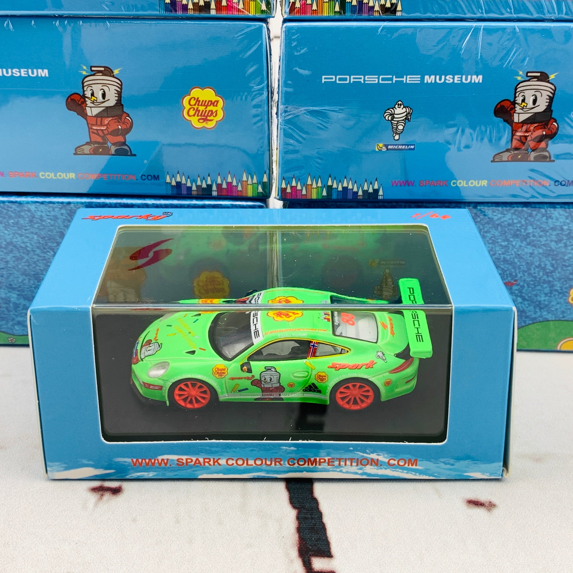 Sparky 1/64 991 CUP KOREA GREEN Y004