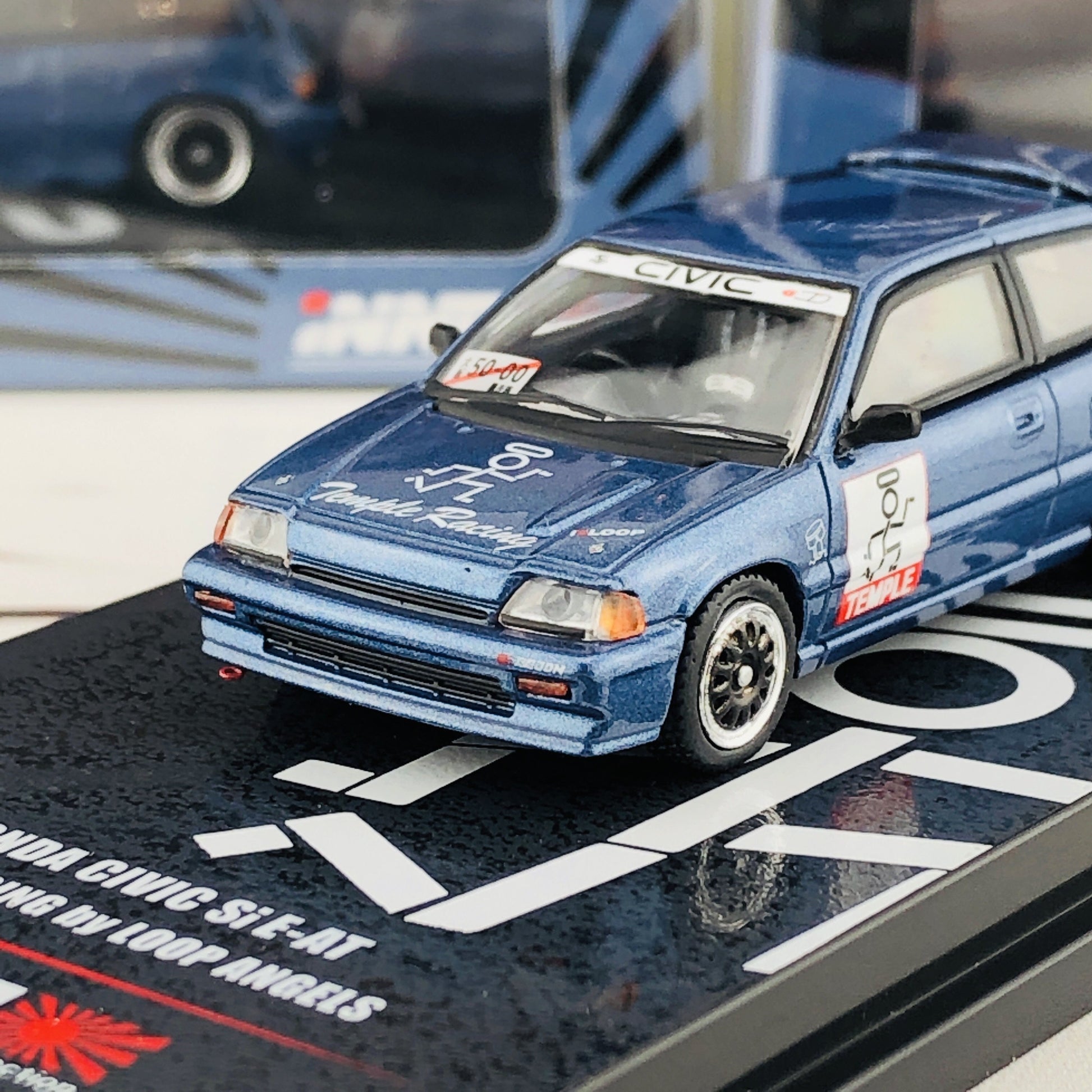 INNO64 JDM Collection HONDA CIVIC Si E-AT Kanjozoku - Temple Racing by Loop Angels IN64-EAT-JDM02