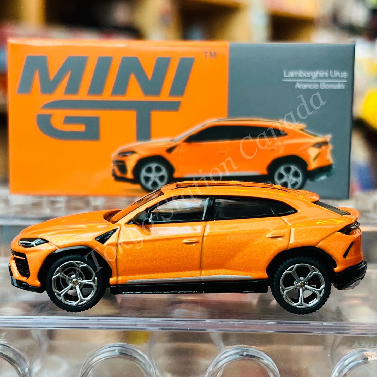 MINI GT 1/64 Lamborghini Urus  Arancio Borealis LHD MGT00360-L
