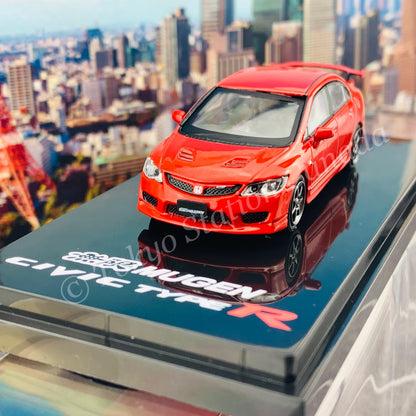 HOBBY JAPAN 1/64 Mugen Civic TYPE R (FD2) Milano Red HJ641003MR