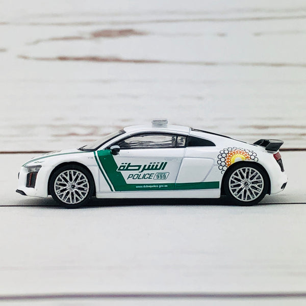 Tarmac Works 1:64 Audi R8 V10 Plus police T64G-001-GP model car T64G Tarmac Works 1:64 Audi R8 V10 Plus police T64G-001-GP model car T64G