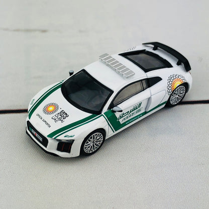 Tarmac Works GLOBAL64 1/64 Audi R8 V10 Plus - Dubai Police