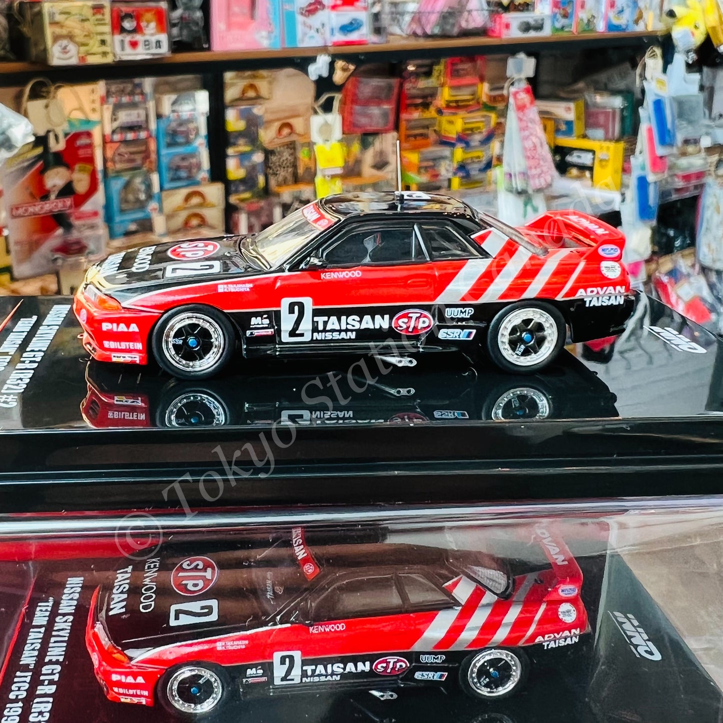 INNO64 1/64 NISSAN SKYLINE GT-R (R32) #2 "Team TAISAN" JTCC 1992 IN64-R32-TS92