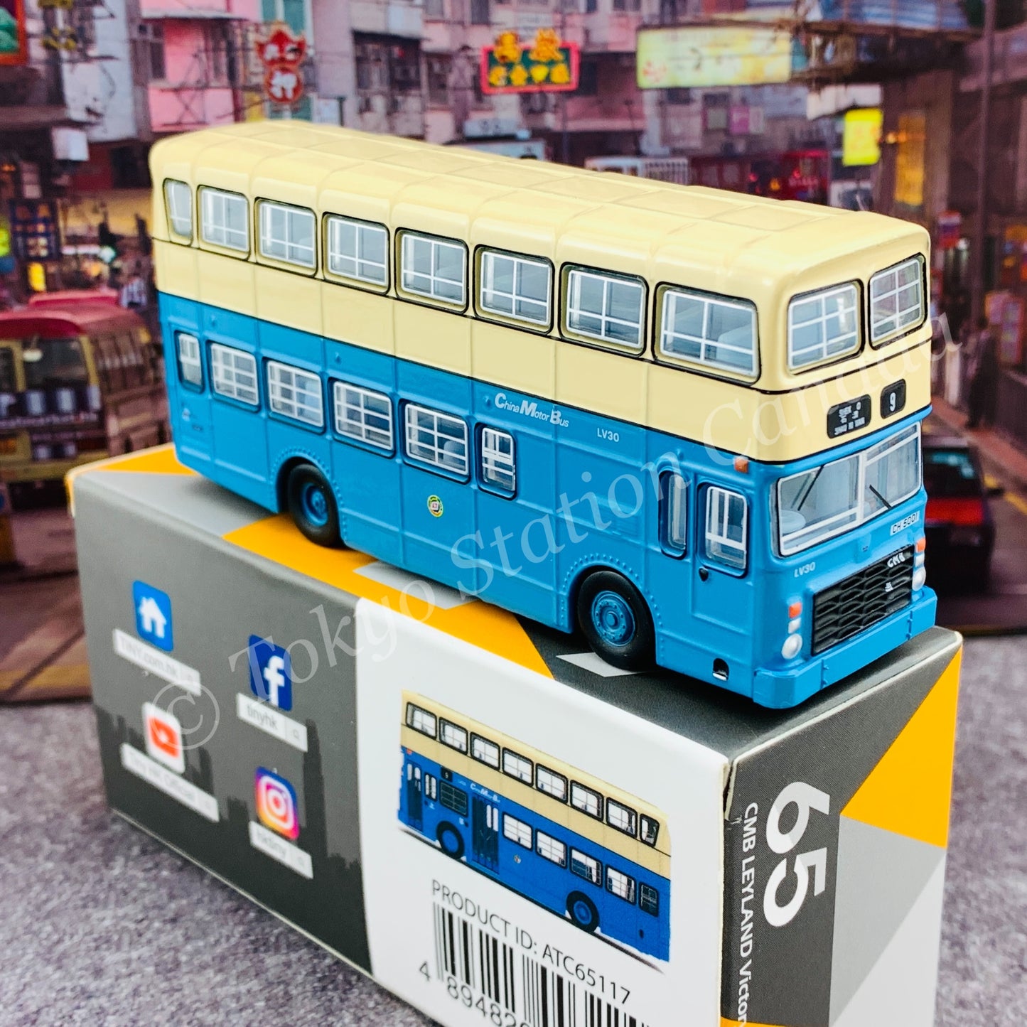 TINY 微影 65 CMB LEYLAND Victory Mk 2 中巴利蘭勝利二型 (SHEK O 石澳 SHAU KI WAN 9) ATC65117