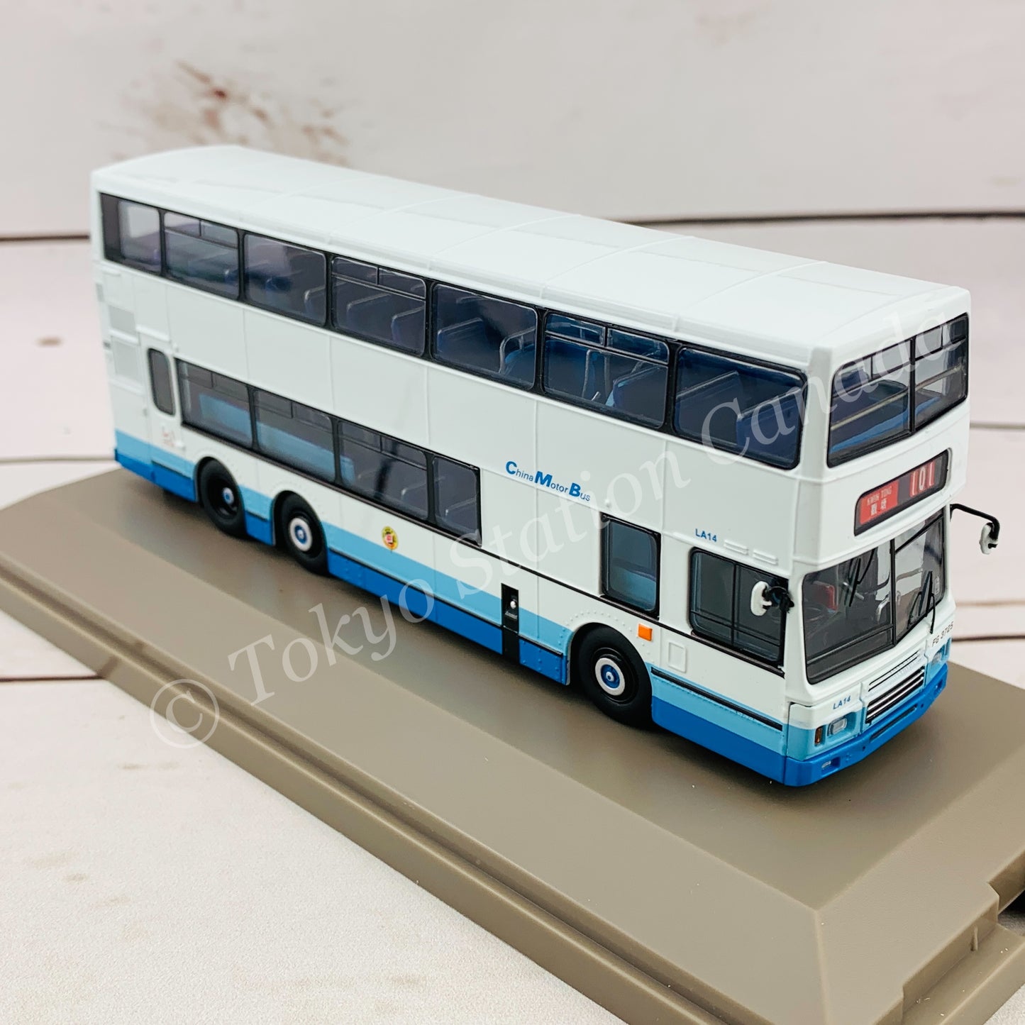 Model 1 1/76 CMB Leyland Olympian 中巴利蘭奧林比安 11.3m LA14 FG3725 @ KWUN TONG 觀塘 101 #63516