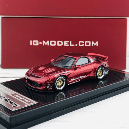 Ignition Model 1/64 Rocket Bunny RX7 (FD35) Red Metallic 1407