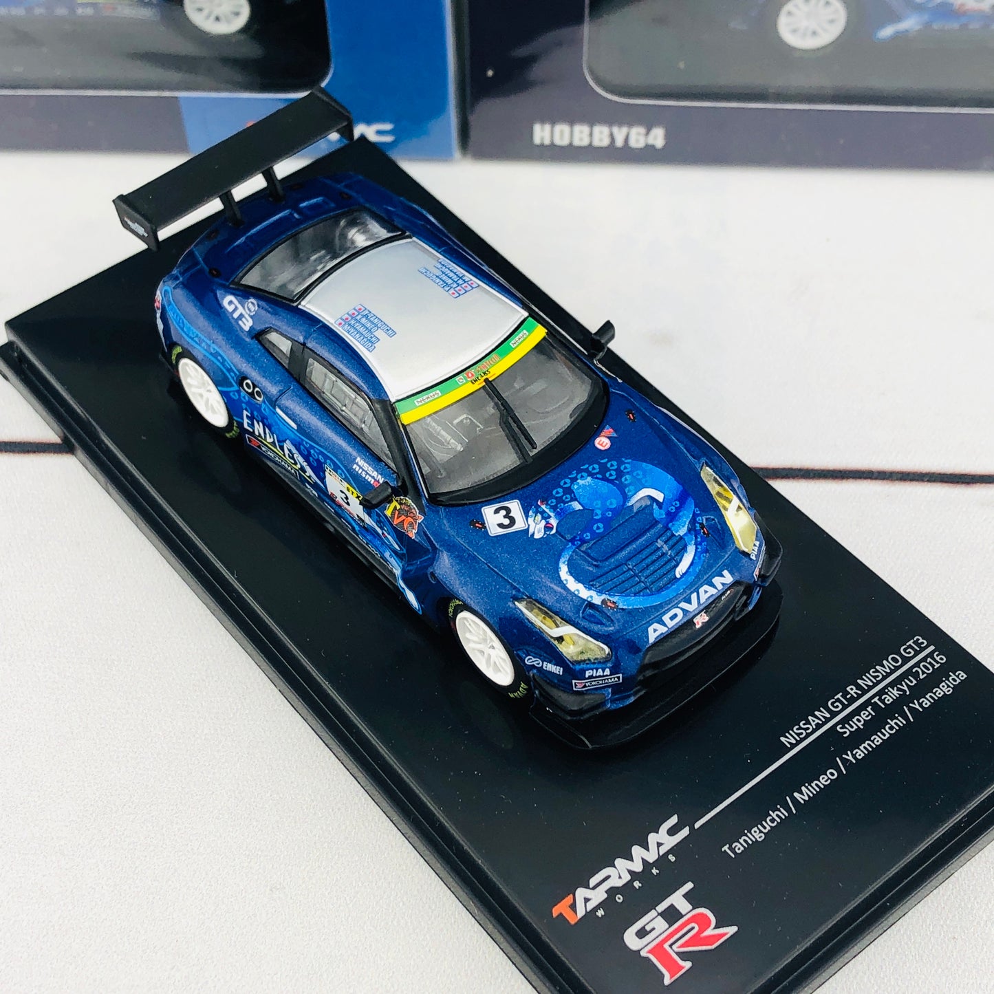Tarmac Works 1/64 Nissan GTR NISMO GT3 Super Taikyu 2016 Taniguchi/Mineo/Yamauchi/Yanagida T64-005-ENL