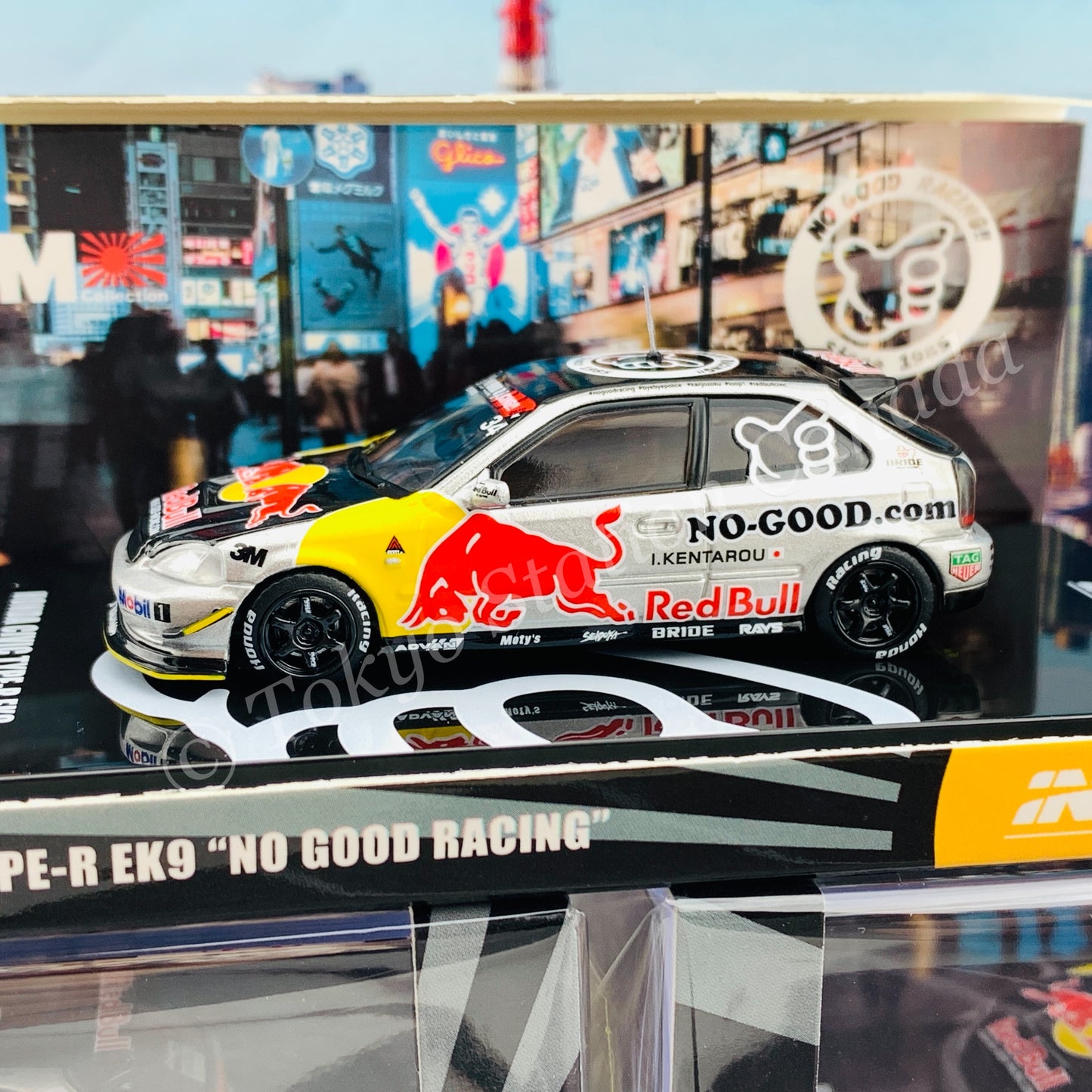 INNO64 1/64 HONDA CIVIC TYPE-R EK9 "NO GOOD RACING" OSAKA AUTO MESSE 2020 IN64-EK9-JDM11