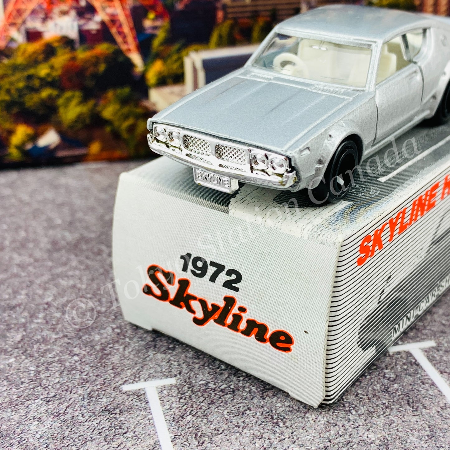 TOMICA x MINI CAR SHOP IINO 1972 Skyline HT 2000 GT-X MADE IN JAPAN