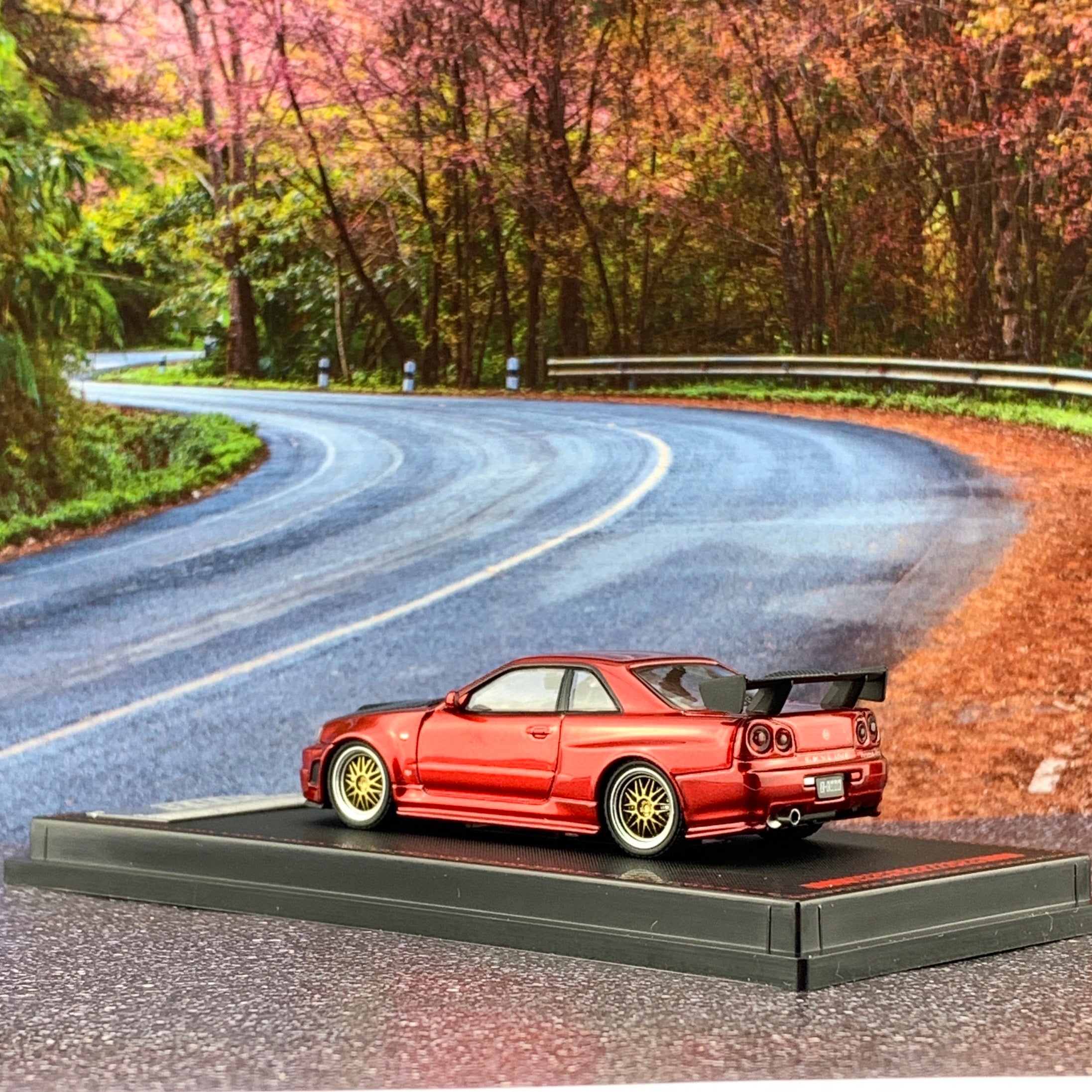 Ignition Model 1/64 Nismo R34 GTR Z-tune Red Metallic Miyazawa