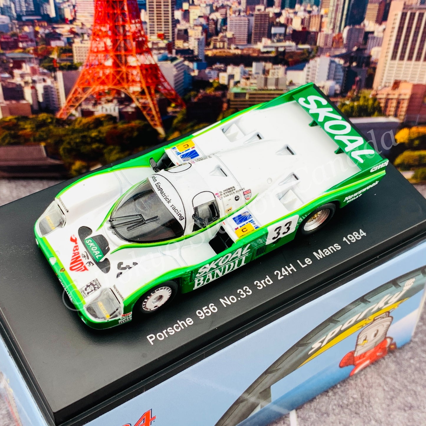 Sparky 1/64 Porsche 956 No.33 3rd 24H Le Mans 1984 D. Hobbs - P. Streiff - S. van der Merwe Y178