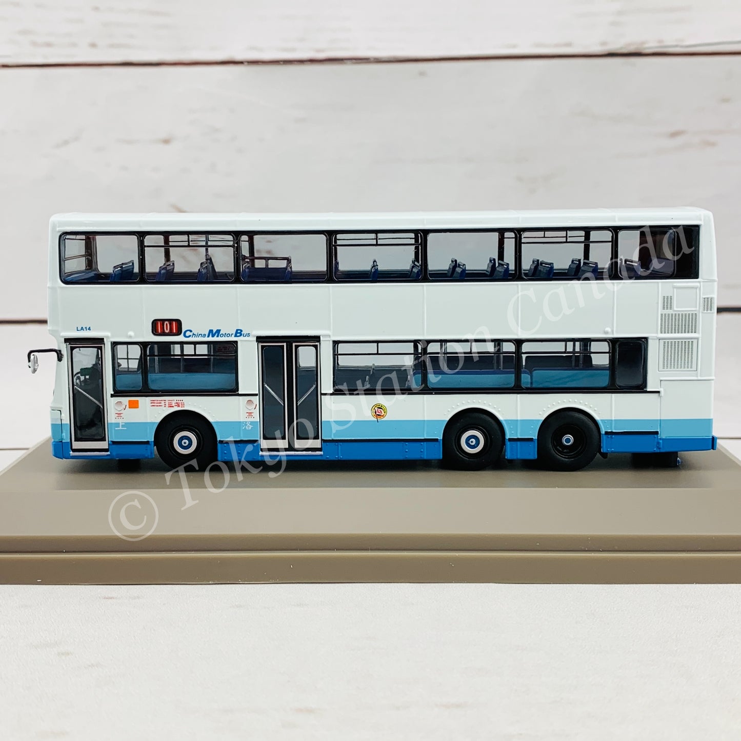 Model 1 1/76 CMB Leyland Olympian 中巴利蘭奧林比安 11.3m LA14 FG3725 @ KWUN TONG 觀塘 101 #63516