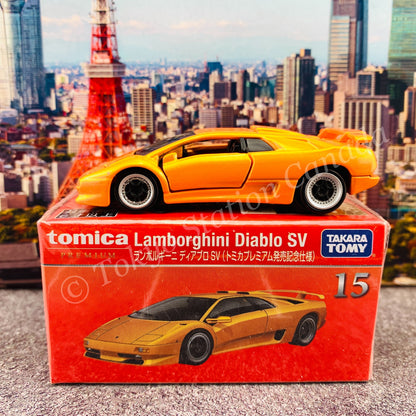Tomica Premium 15 Lamborghini Diablo (Tomica Premium Release Commemorative Specificationトミカプレミアム発売記念仕様)