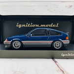 Ignition Model 1/18 Honda BALLADE SPORTS CRX Si (E-AS) Blue/Silver IG1628