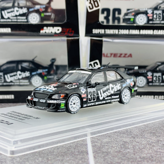 INNO64 1/64 TOYOTA ALTEZZA #36 "UENO CLINIC TOM'S"  Super Taikyu 2000 Final Round Class Winner IN64-RS200-UCST