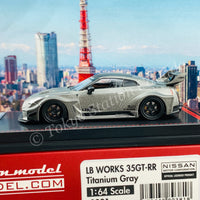 Ignition Model 1/64 LB-Silhouette WORKS GT Nissan 35GT-RR Titanium Gray IG2381
