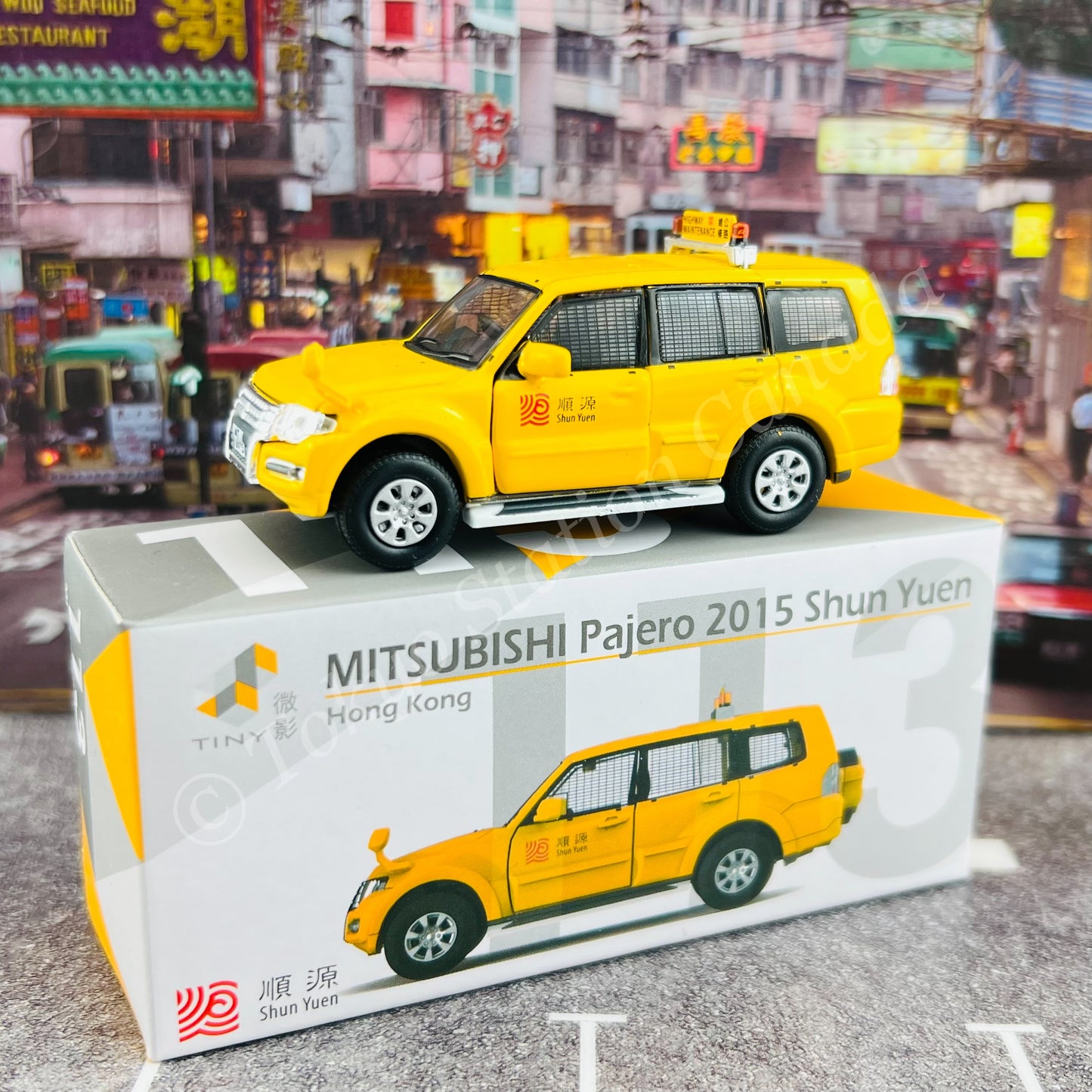 TINY 微影 113 Mitsubishi Pajero 2015 Shun Yuen ATC65196