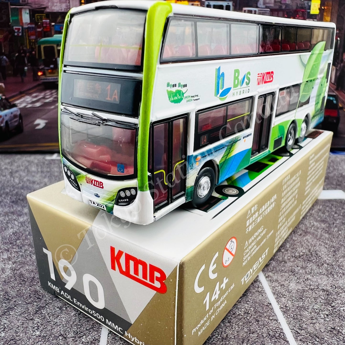 TINY 微影 190 KMB ADL Enviro500 MMC Hybrid (Via Mong Kok 1A  經旺角) KMB2020016