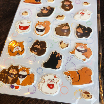 Shiba Inu Soft Sticker 13608 by SK Japan