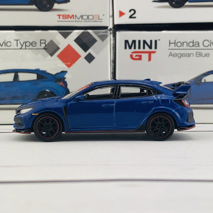 MINI GT 1/64 Honda Civic Type R (FK8) Aegean Blue (RHD) MGT00002-R