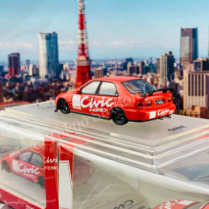 INNO64 1/64 HONDA CIVIC FERIO TEST CAR JTCC 1995 IN64-EG9-TC95