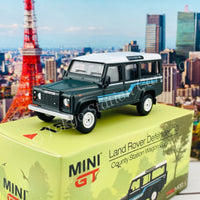 MINI GT 1/64 Land Rover Defender 110  1985 County Station Wagon Grey RHD MGT00151-R