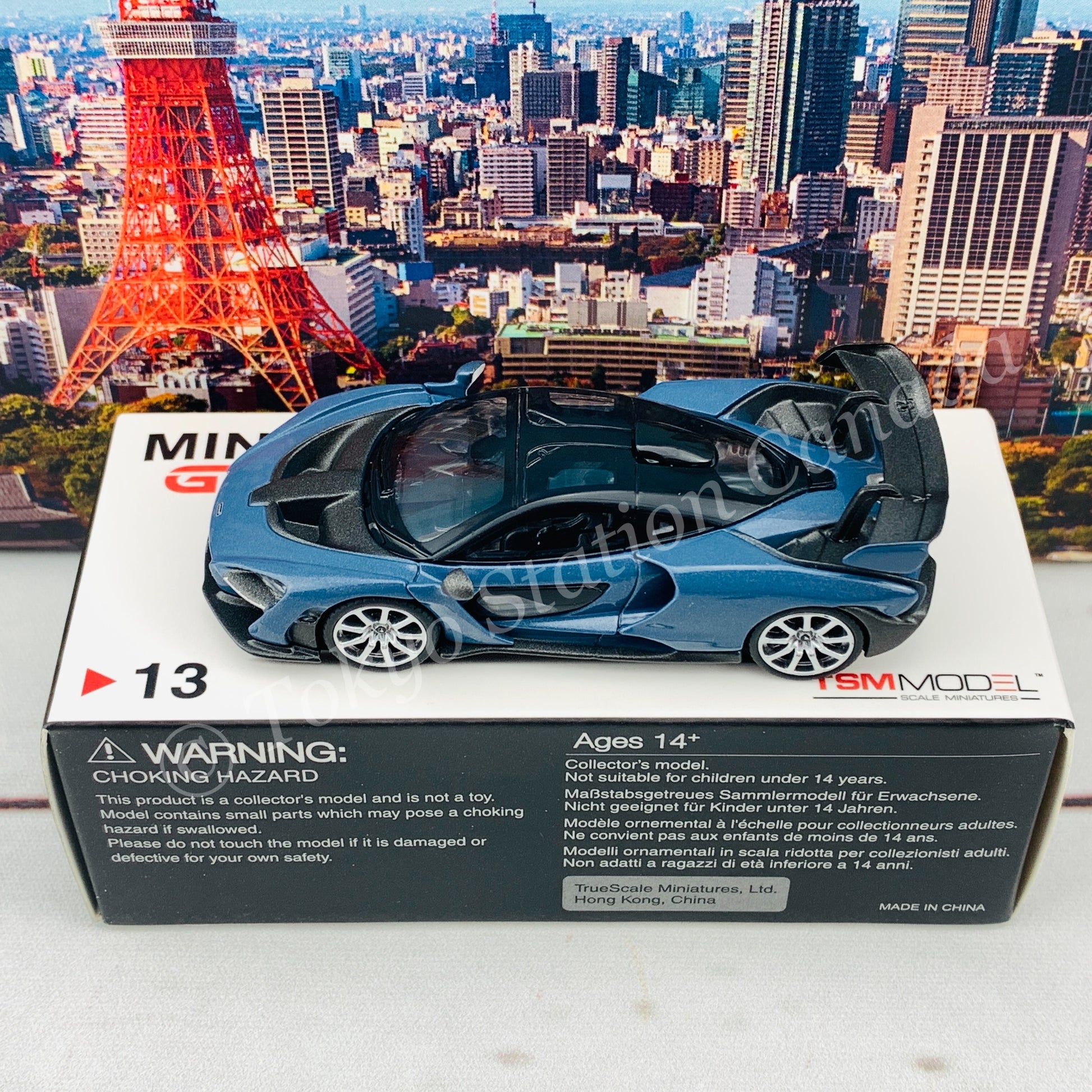 MINI GT McLaren Senna Victory Grey - RHD MGT00013-R