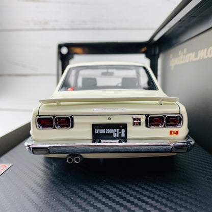 Ignition Model 1/18 Nissan Skyline 2000 GTR KPGC10 White IG1787