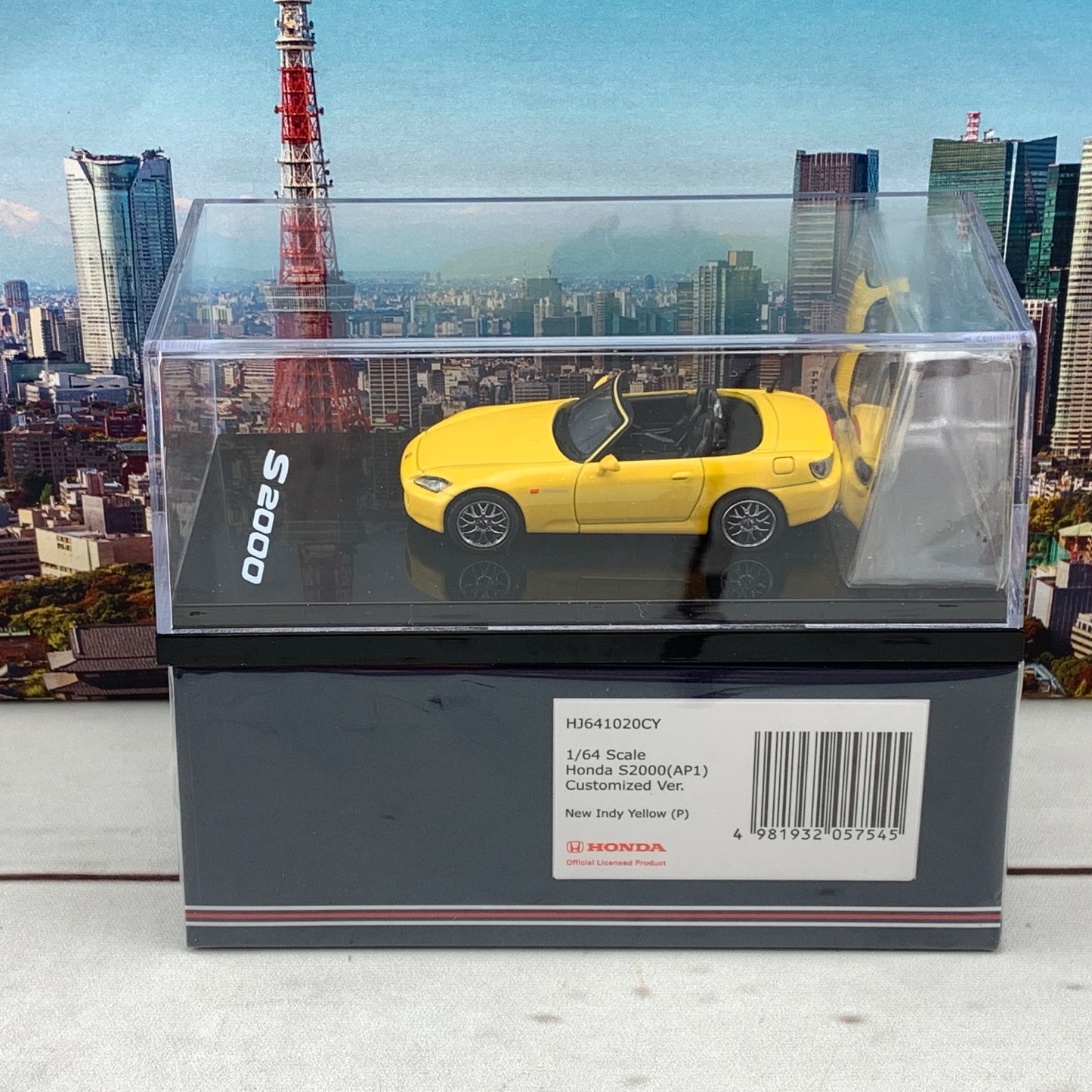 Products HOBBY JAPAN 1/64 Honda S2000 AP1 Type 200 Customized Version Yellow HJ641020CY
