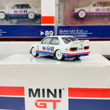 MINI GT 1/64 BMW M3 E30 #1 Schnitzer Motorsport 1992 Guia Race of Macau Winner (Hong Kong Exclusive Version) MGT00089-L