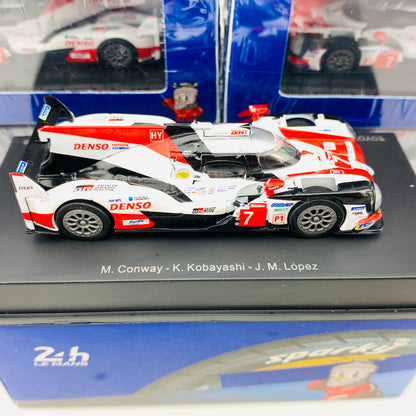 Sparky 1/64 TOYOTA TS050 HYBRID NO.7 TOYOTA GAZOO RACING 2nd 24H LE MANS 2018 M. CONWAY - K. KOBAYASHI - J. M. LÓPEZ Y134