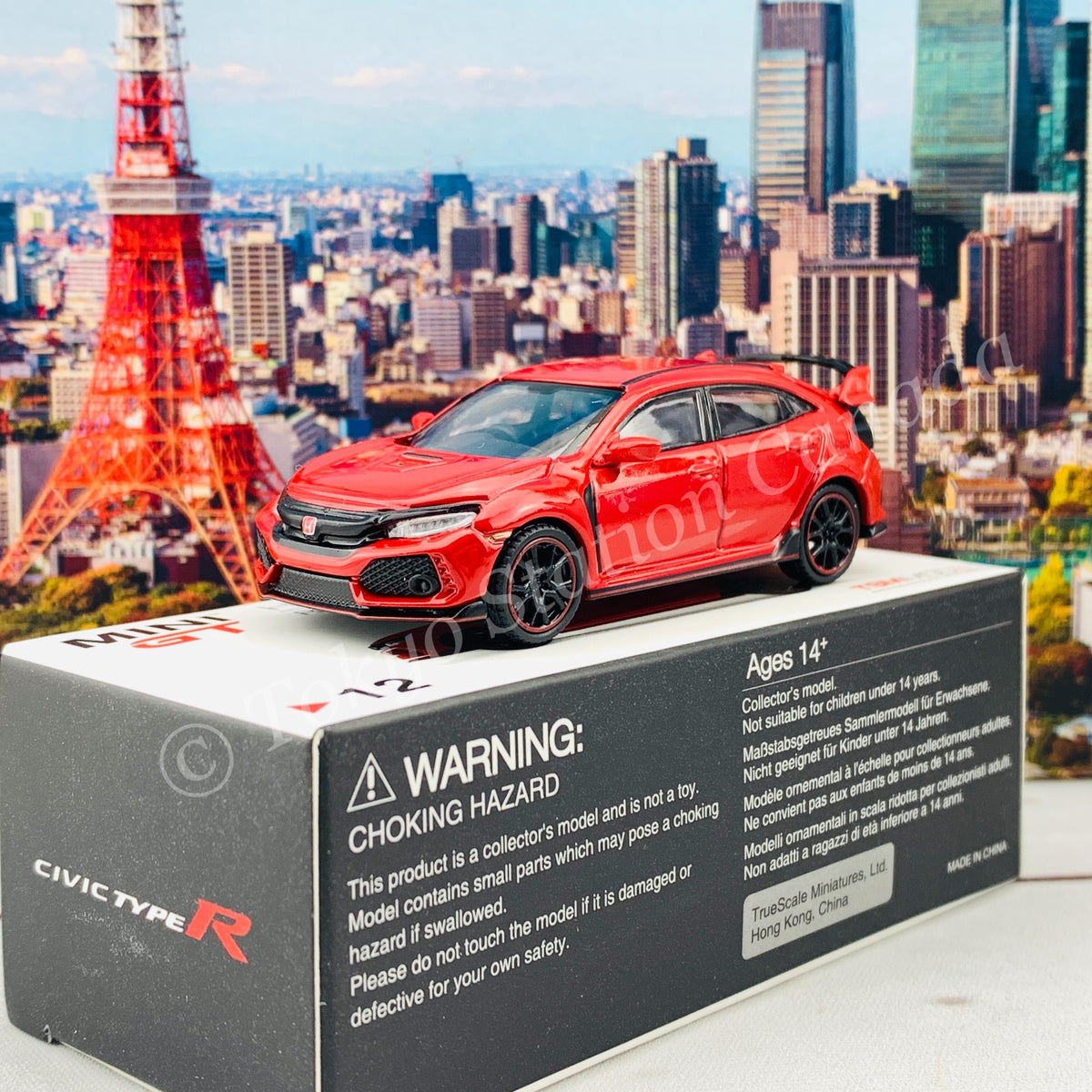 MINI GT 1/64 Honda Civic Type R (FK8) Rallye Red (RHD) MGT00012-R ...